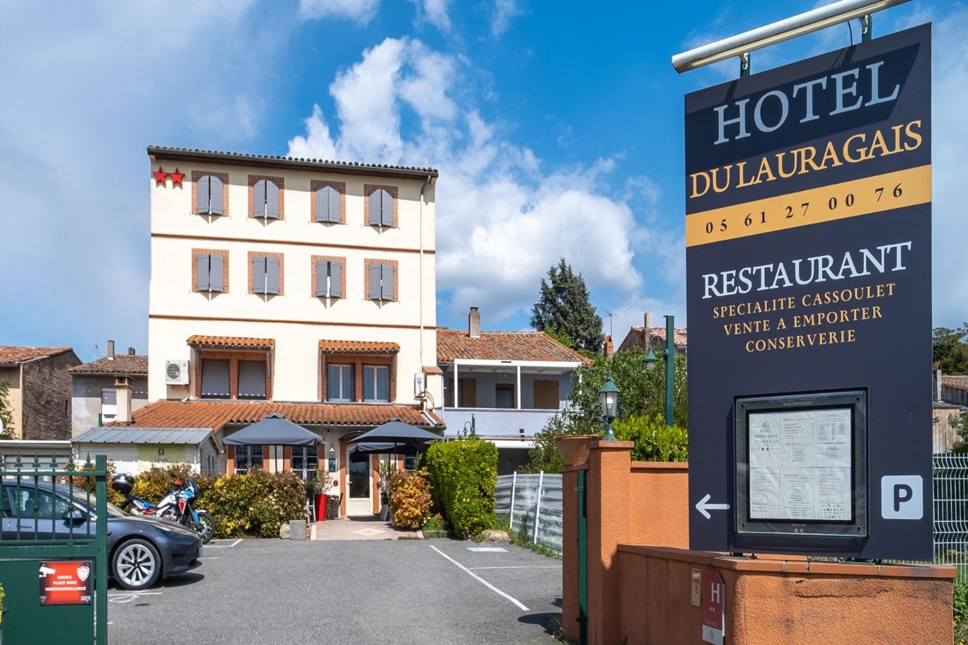 Hotel Restaurant Du Lauragais Logis De France Villefranche-de-Lauragais Eksteriør billede